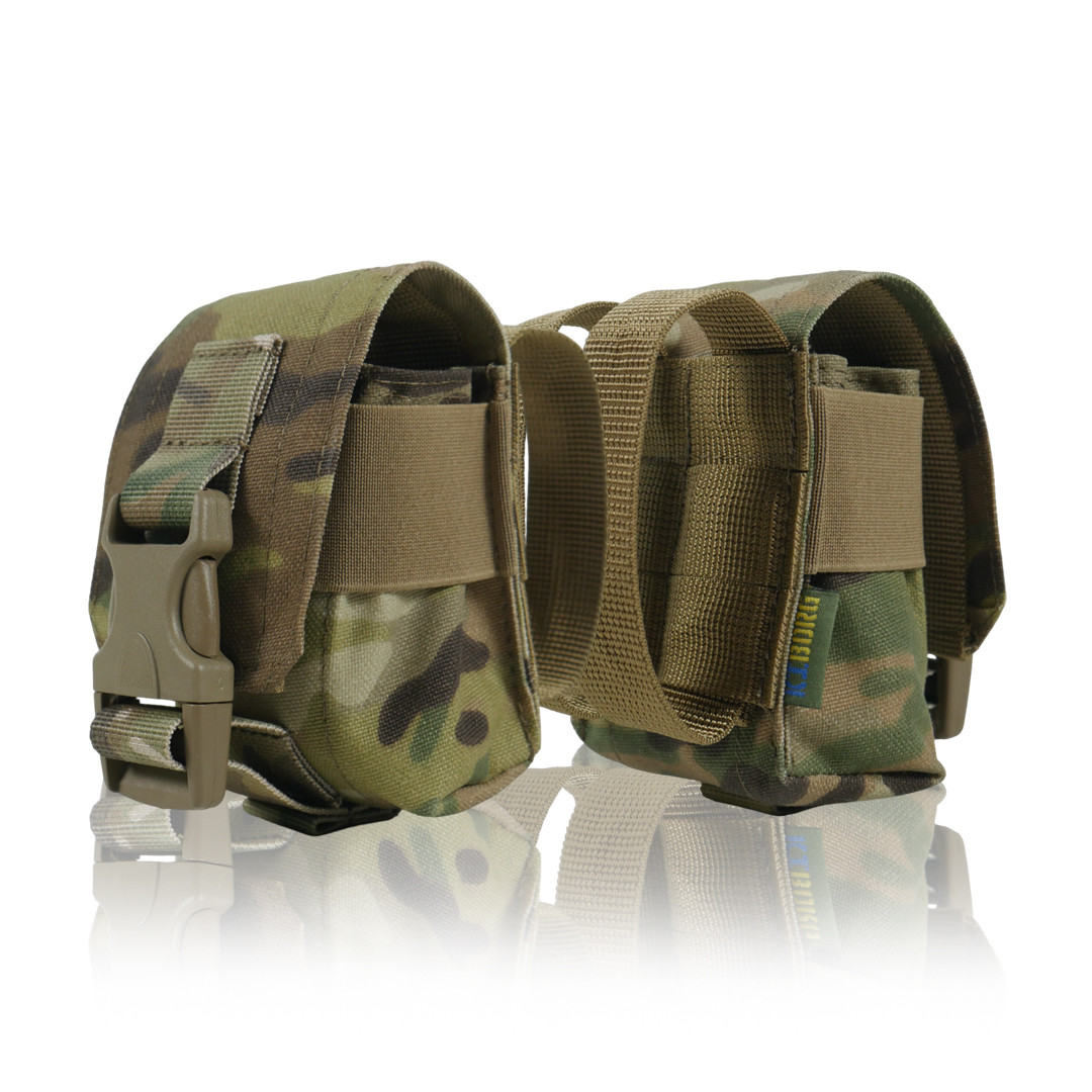 Підсумок мультикам під 1 гранату Kiborg з системою кріплення MOLLE | Матеріал Cordura 1000D + Поліамід