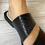 Жіночі шкіряні шльопанці, фото 4