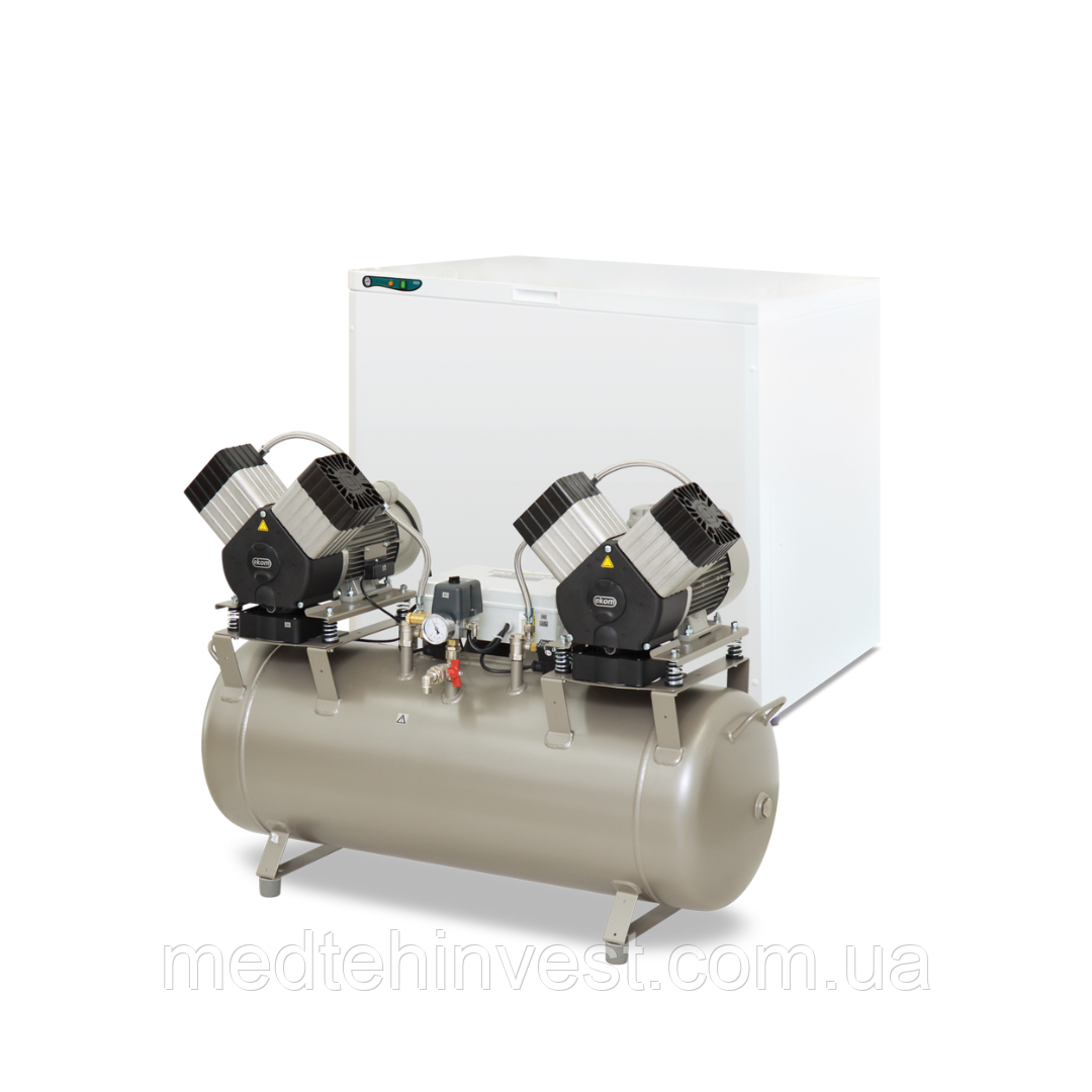 Компресор DK 50 2×2 V/110/M EKOM з осушувачем