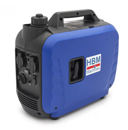 Генератор інверторний бензиновий HBM 10853 2,5 кВт ручний запуск 2 розетки