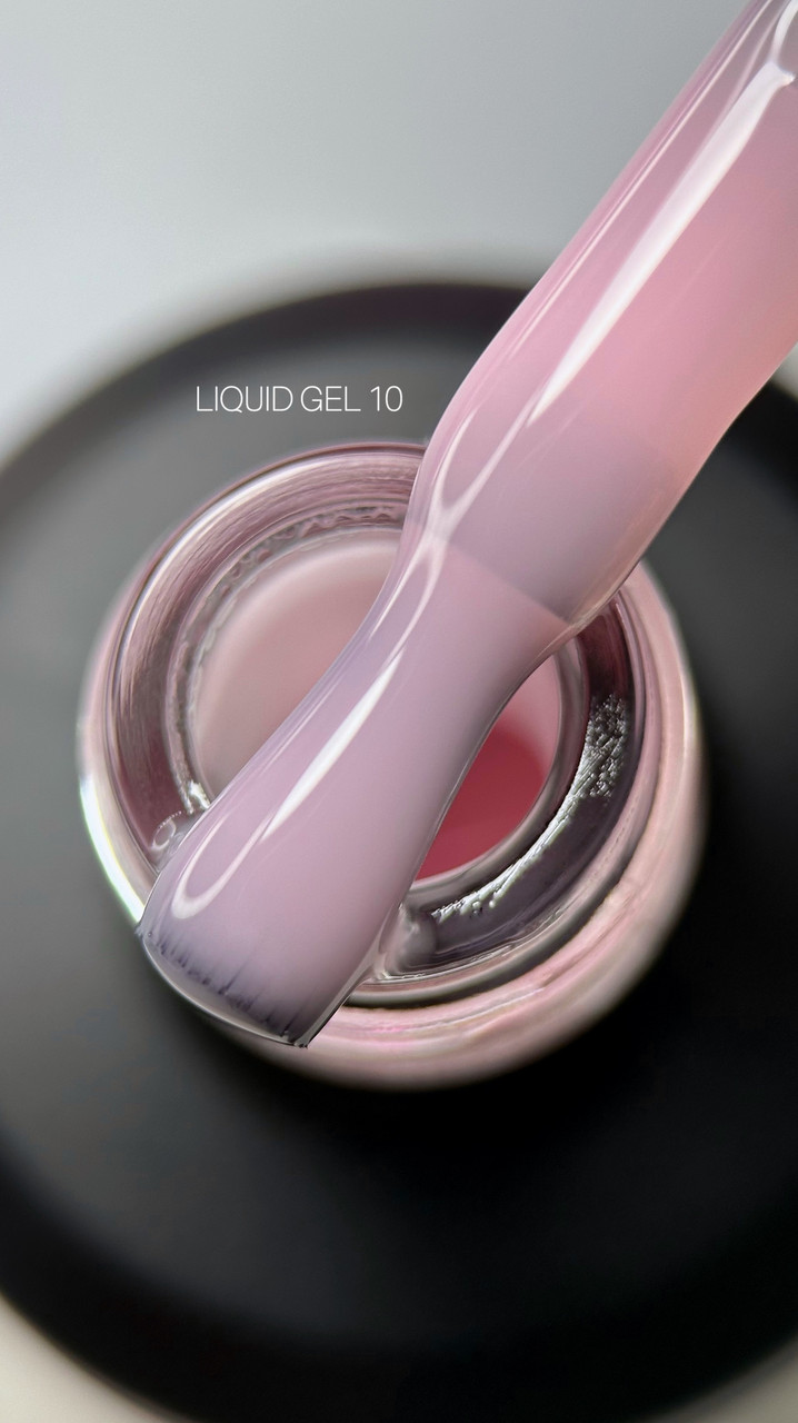 Saga Professional Гель моделюючий рідкий Liquid Gel №10, 30 мл (баночка без пензлика)