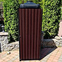 Літній  душ із баком 100 темно шоколадного кольору з перламутром