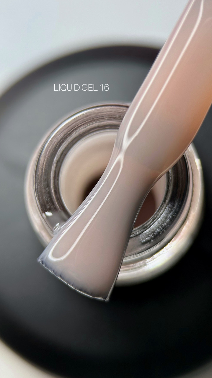 Saga Professional Гель моделюючий рідкий Liquid Gel №16, 30 мл (баночка без пензлика)