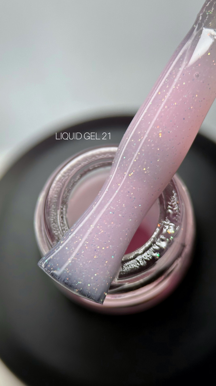 Saga Professional Гель моделюючий рідкий Liquid Gel №21, 30 мл (баночка без пензлика)