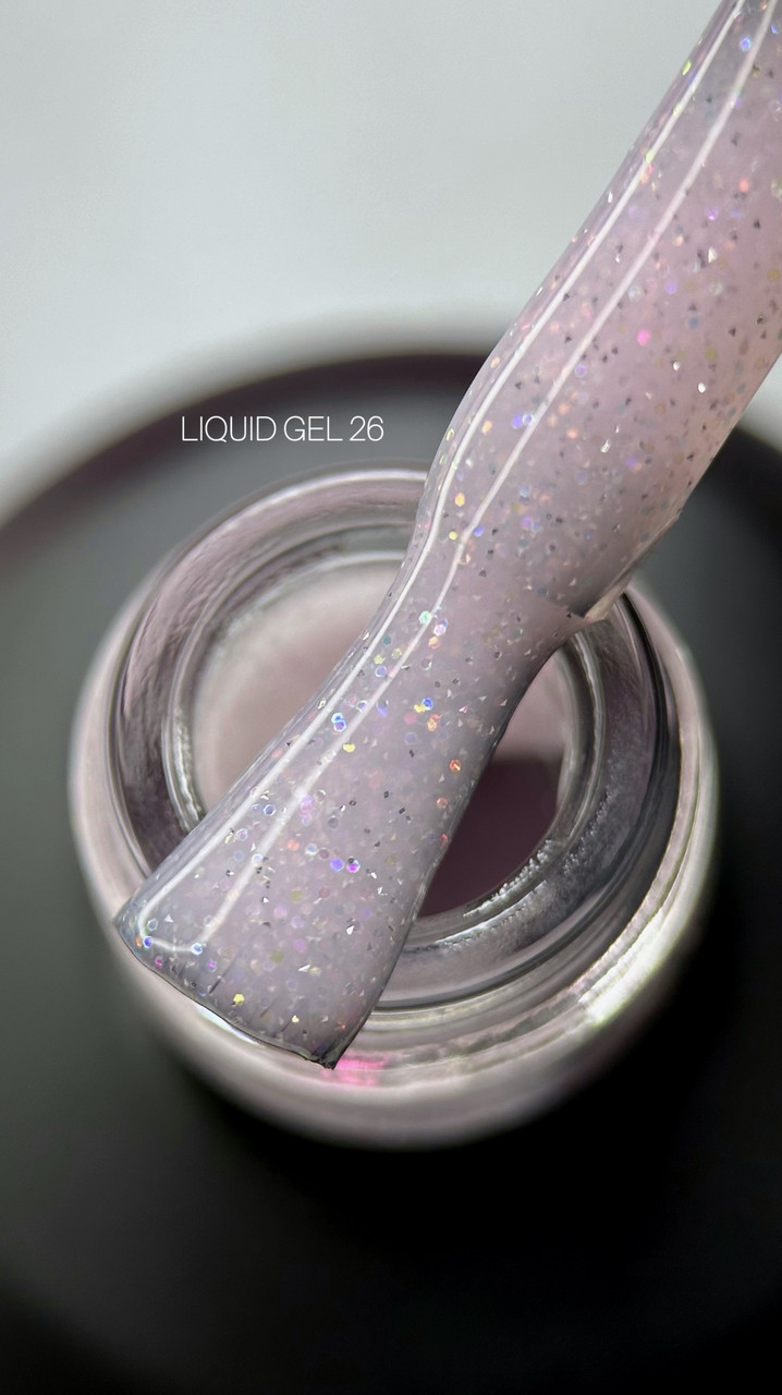 Saga Professional Гель моделюючий рідкий Liquid Gel №26, 30 мл ( баночка без пензлика)