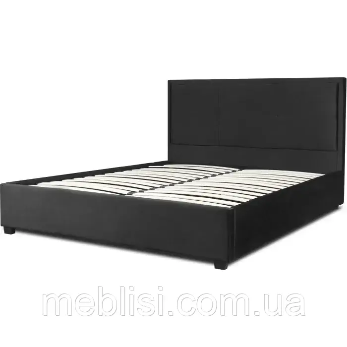 Ліжко двоспальне ANDRE, 160x200 см, Чорний (MEBEL ELITE) ME.ANDRE/160/CZ/V/LOZ