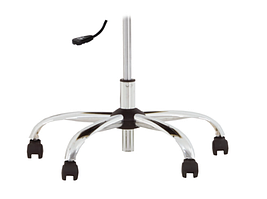 Хрестовина для крісел на пластикових роликах метал хром CHR61 (Новий Стиль ТМ)