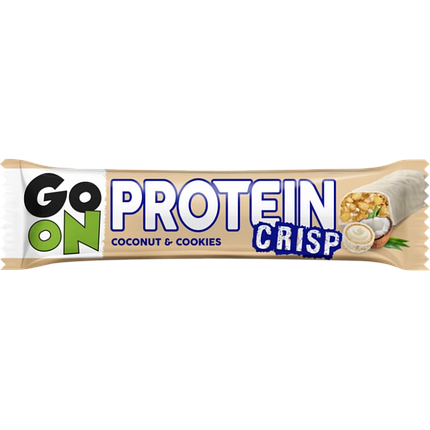 Протеїновий батончик Go On Nutrition Crisp Bar 45 г (Coconut & Cookie), фото 1