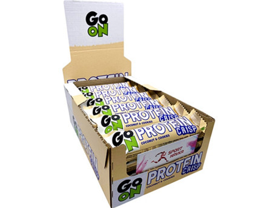 Протеїновий батончик Go On Nutrition Crisp Bar 45 г (Coconut & Cookie), фото 2