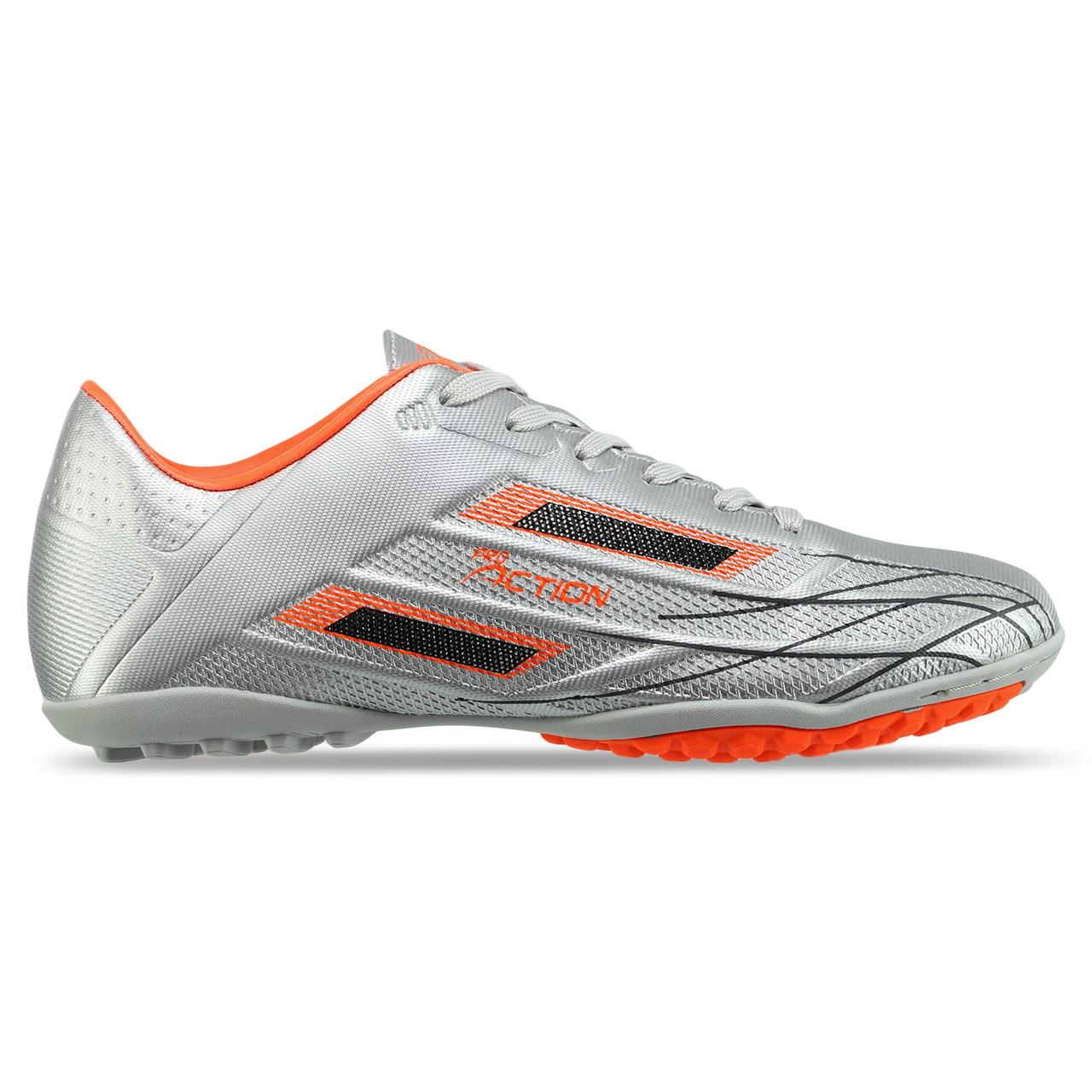 Сороконіжки футбольні SP-Sport Action 21883 розмір 44 Silver-Orange