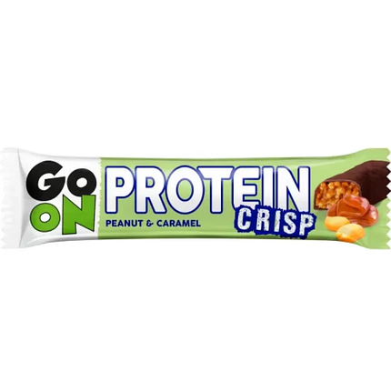 Протеїновий батончик Go On Nutrition Crisp Bar 50 г (Peanut & Caramel), фото 1