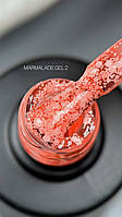 Гель-лак із конфетті Saga Marmalade 02, 9мл