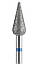 Фреза алмазна Ø 5 мм 266 крапля, синя насічка 524-050 DLX, фото 2