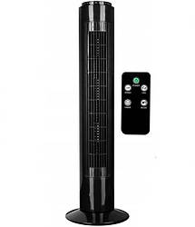 Вентилятор колонний AIG TX-13R 80 см 50 Вт з пультом ДК 3 режими роботи Чорний