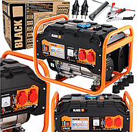 Бензиновый генератор Black BC13605 2500 - 3000 Вт генератор для частного дома бензиновый генератор для дачи
