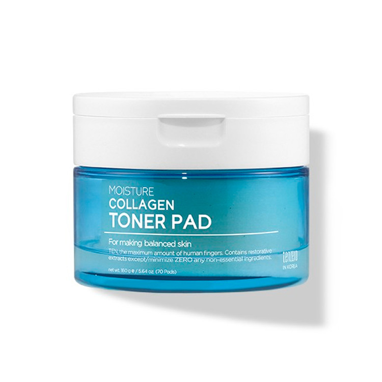 Тонер-педи з колагеном Tenzero Moisture Collagen Toner Pad 70 шт