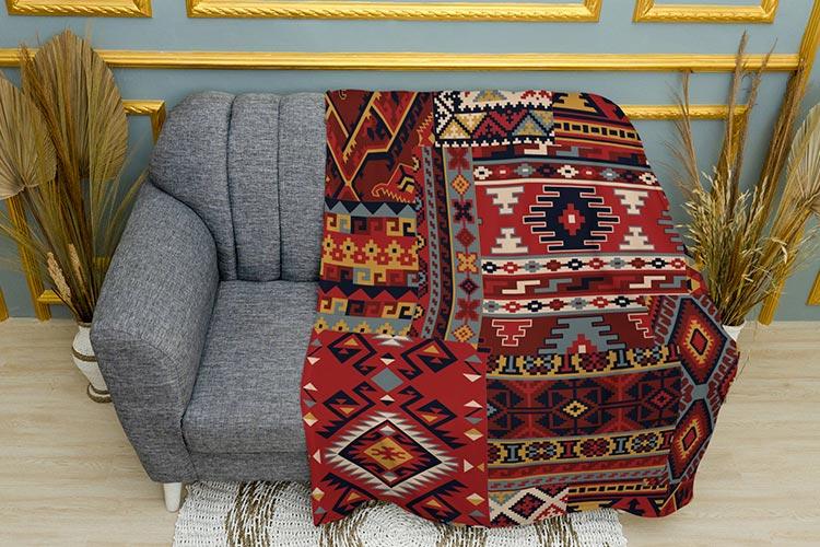 Плед «Паттерн. Рисунок. Pattern. Art. Plaid» Однослойный, 135х150 см, фото 1