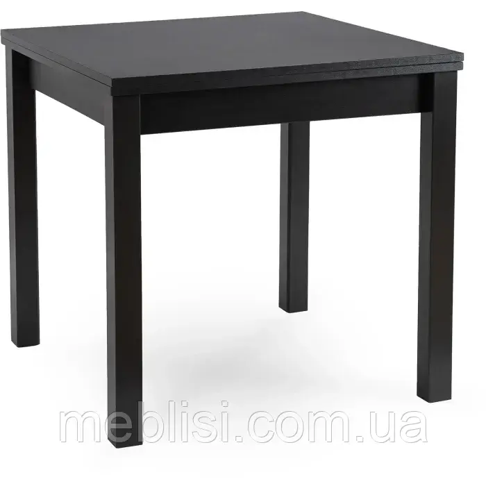 Стіл розкладний MEBEL ELITE MAX 80-160х80 см, чорний W.MAX/CZ/S