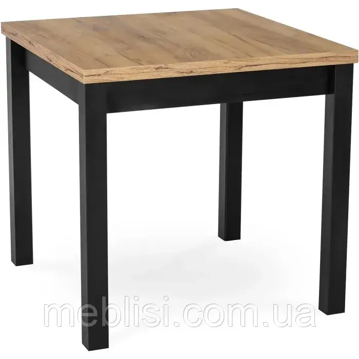 Стіл розкладний MEBEL ELITE MAX 80-160х80 см, дуб крафт W.MAX/DC/CZ/S