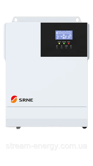 Інвертор гібридний 5квт-48в SRNE HF4850U80-H - для сонячних панелей, для будинку, квартири, для АКБ GEL, LiFepo4, фото 1