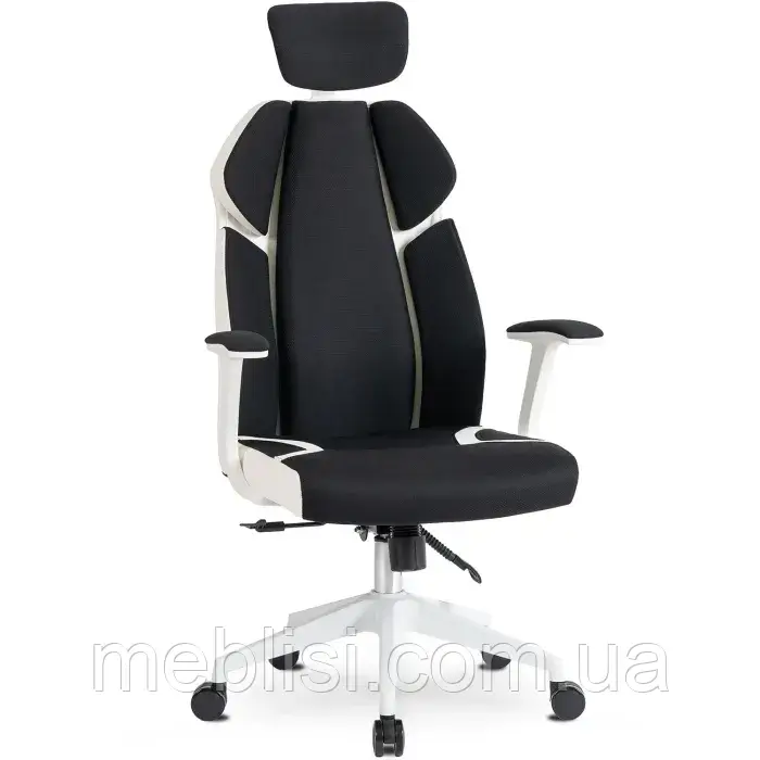 Крісло офісне MEBEL ELITE DUNCAN, Чорний/Білий ME.DUNCAN/B/T/FO
