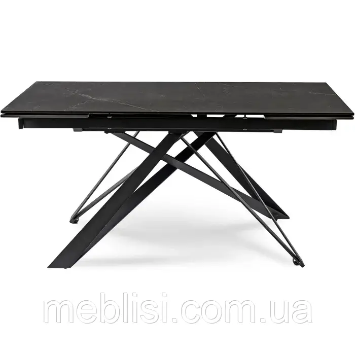 Стіл розкладний MEBEL ELITE MAXIME 160-240х91 см, Чорний мармур ME.MAXIME/CZ/S
