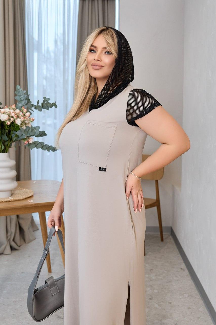 Жіноча Літня Сукня Розміри 40-42,44-46,48-50,52-54,56-58,60-62 (тев 540)