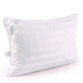 Подушка LUX зі штучного лебединого пуху 50х70 біла (310LUX) страйп сатин