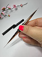 Кисть лайнер двосторонній для манікюру 2 в 1 Master Pofessional