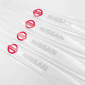 Захист на ручку дверей/ наклейки NISSAN (Нiссан) - Комплект 4 шт