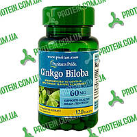 Гінкго Білоба Puritans Pride Ginko Biloba 60 мг 120 таб