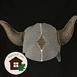 Шапка для лазні "Вікінг" (полірована вовна), фото 2