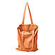 Еко сумка шопер бавовняна містка 35х42 см помаранчева / Сумки шопери для покупок, фото 4