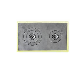 Плита двоконфорна "Булат" ПД-3 710х410 (06) 17,1 кг