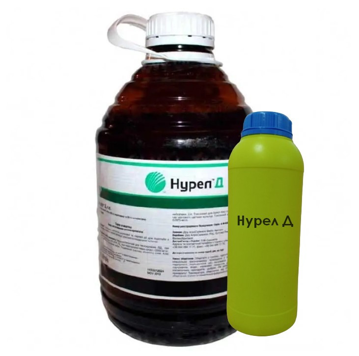 Інсектицид Нурел Д розлив 1л для зернових, пшениці, ячменю, ріпаку, гороху, цукрових буряків (Циперметрин, Хлорпірифос)