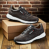 Чоловічі шкіряні кросівки (натуральний нубук) коричневі демісезонні, для чоловіків на весну осінь, розмір 40 41 42 43 44 45, фото 4