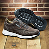 Чоловічі шкіряні кросівки (натуральний нубук) коричневі демісезонні, для чоловіків на весну осінь, розмір 40 41 42 43 44 45, фото 6