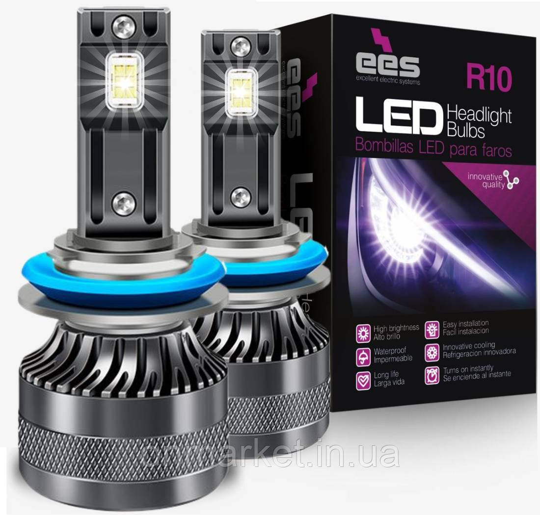 R10 LED авто лед лампы цоколь H11 / H8 / H9 / H16 60W