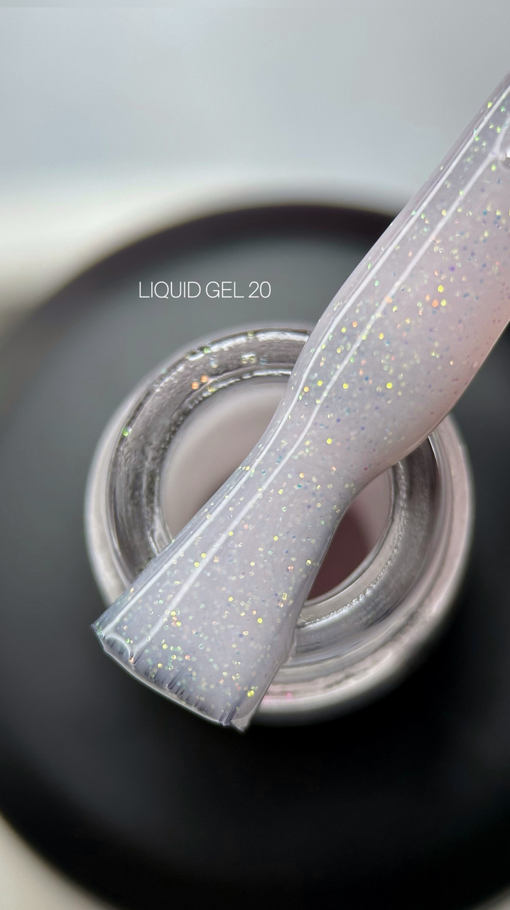 Saga Professional Гель моделюючий рідкий Liquid Gel №20, 30 мл (баночка без пензлика)