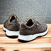 Чоловічі шкіряні кросівки (нубукові) коричневі демісезонні для чоловіків на весну осінь, розміри 40-45, фото 8