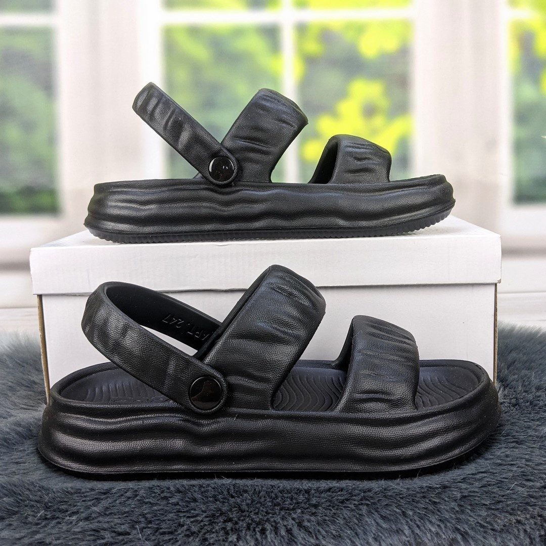 Сланці сандалі жіночі піна Даго Стиль чорні 4096