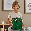 Інтерактивна іграшка дошка з м'якого фетру, що розвиває гра для дітей за системою Монтессорі динозавр, фото 2