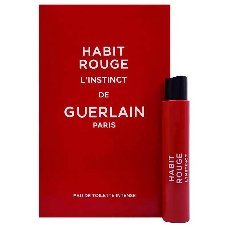 Guerlain Habit Rouge L'Instinct Intense Eau De Toilette Туалетна вода для чоловіків, 1 мл Пробник, фото 1