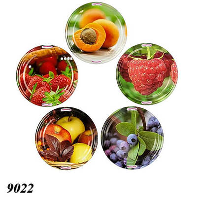 Кришка для консервації Фрукти мікс Твіст 82 мм (20шт)