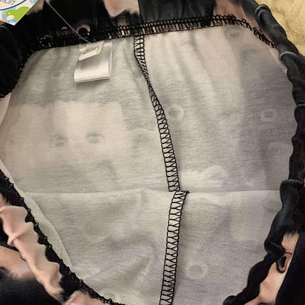 Дитячі легінси чорно-рожеві кошенята Five Stars 10820-128p, фото 2