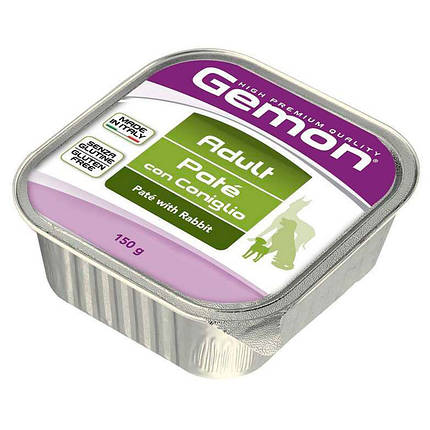 Вологий корм Gemon Dog Adult Turkey з індичкою 150г, фото 1