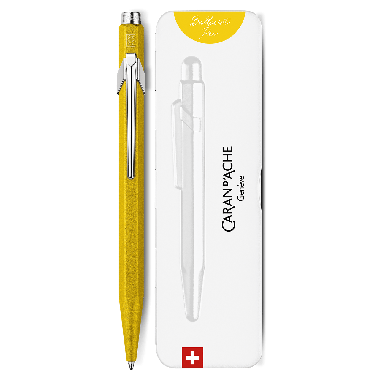 Ручка Caran d'Ache 849 Colormat-X Жовта + box 849.743 (7630002352000)