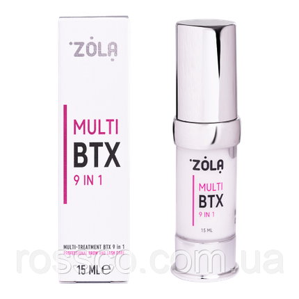 ZOLA БАГАТОФУНКЦІОНАЛЬНИЙ ПРЕМІАЛЬНИЙ ЗАСІБ ДЛЯ БРІВ ТА ВІЙ MULTI-TREATMENT BTX 9 В 1, фото 1