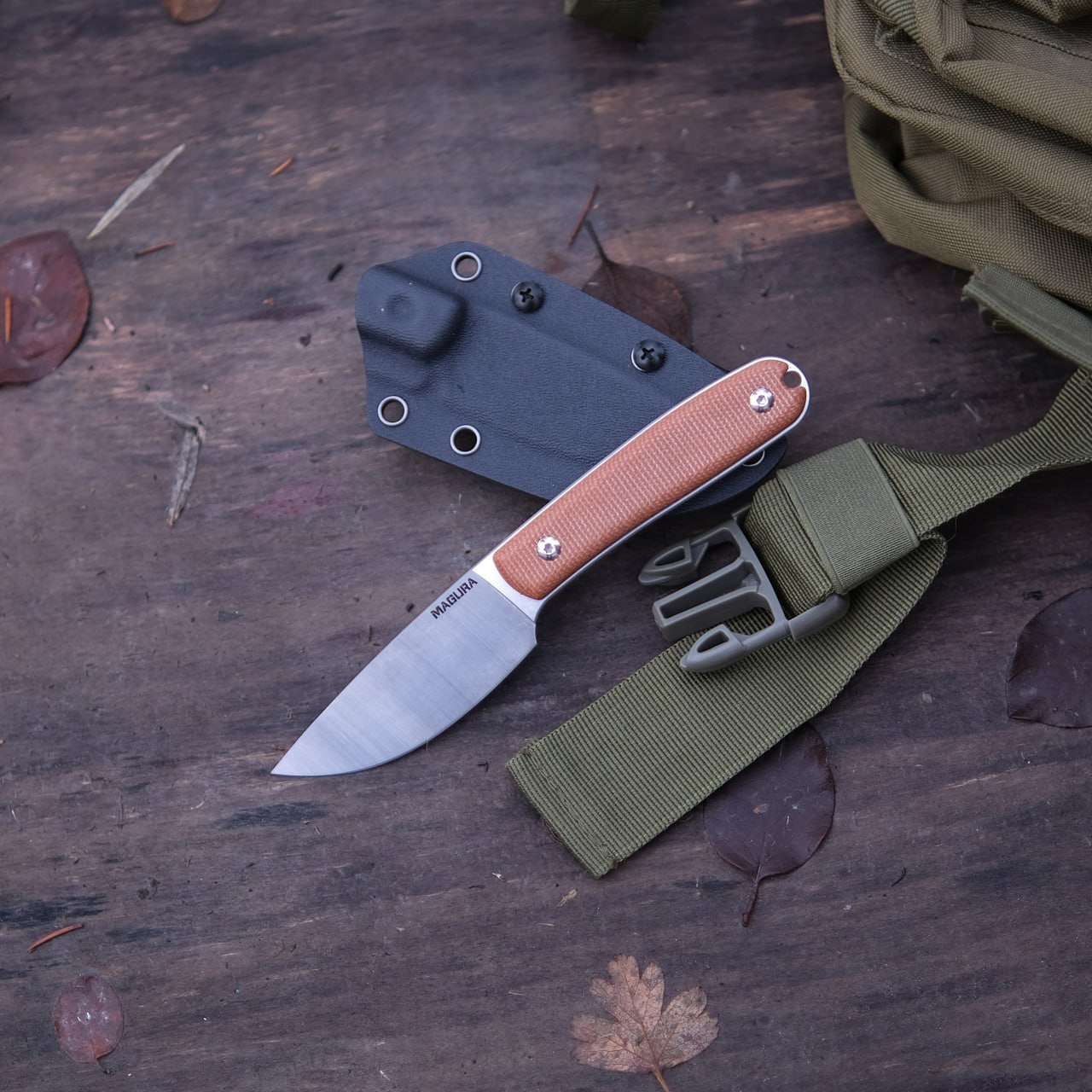 Ніж Фіксований Magura F66 14c28N Brown, фото 1