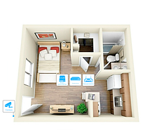 Встановлення IP відеоспостереження 1 камера (2 Мп) для квартири чи офісу (Працюємо в Київ, Черкаси та обл.)